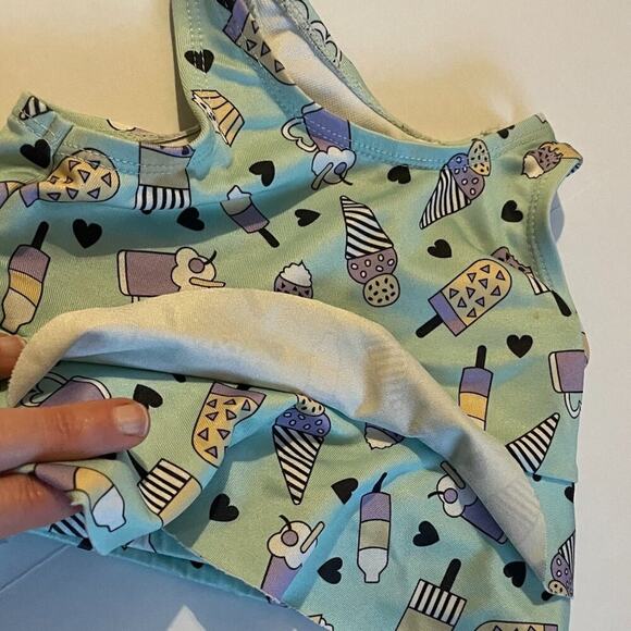 Baby Girl Bundle, 6 - Floral Leggings, Champion, Swimsuit, Long Sleeve T-Shirt - Picture 7 of 10